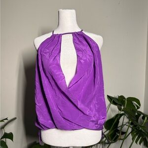 Amanda Uprichard Vibrant Purple Satin Garment
